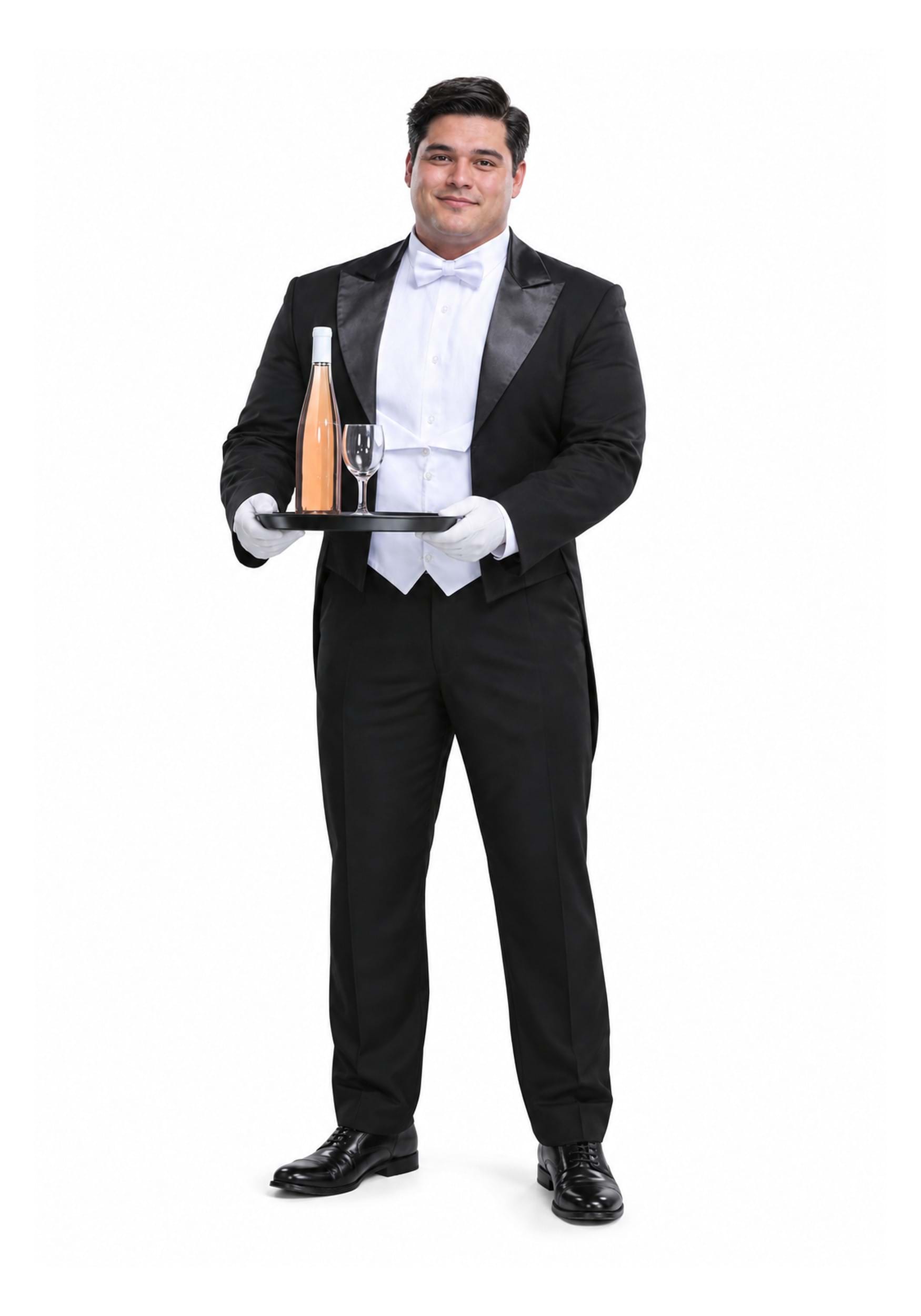 Plus Size Butler Men's Costume | Adult | Mens | 2X | Black/White