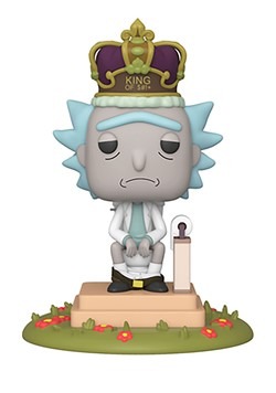 Pop! Deluxe: Rick & Morty- King of $#!+ w/ Sound