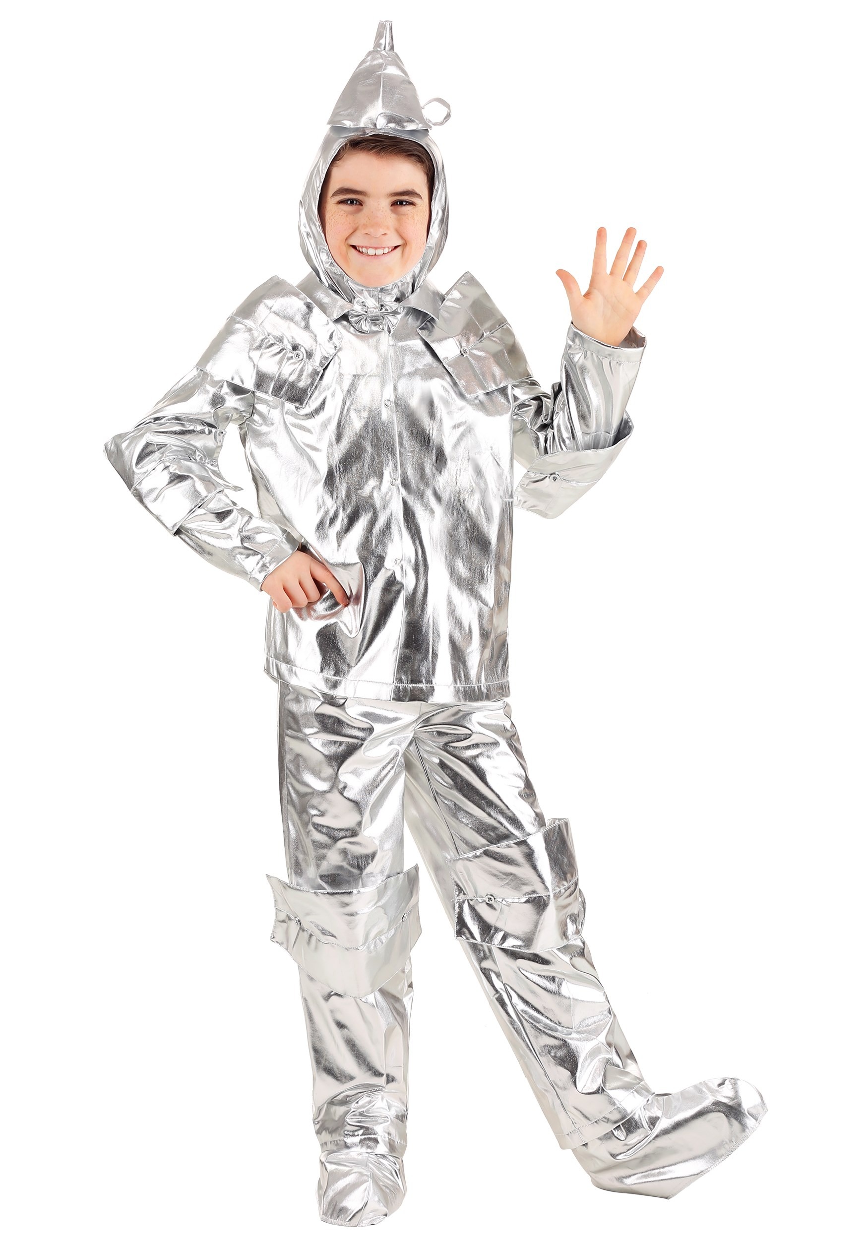 Photos - Fancy Dress TIN Audio FUN Costumes Tin Woodsman Kid's Costume Gray FUN1431CH 