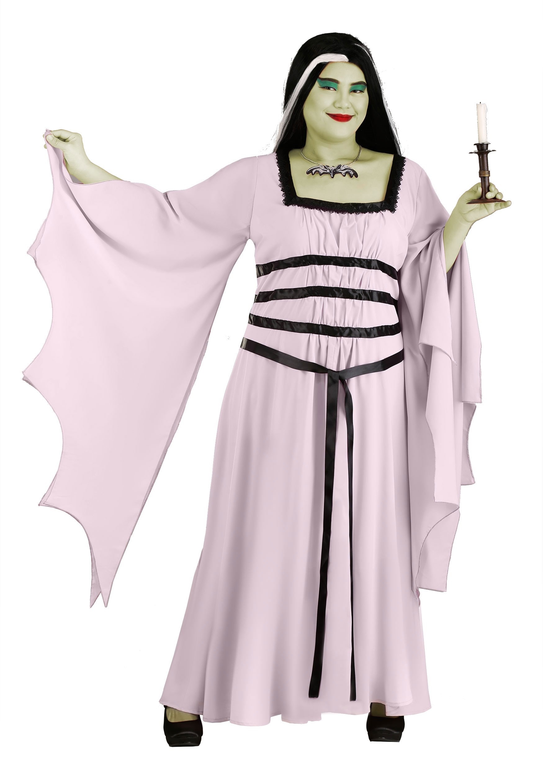 Photos - Fancy Dress Lily FUN Costumes Plus Size Women's Munsters  Costume Black/Purple FUN0 