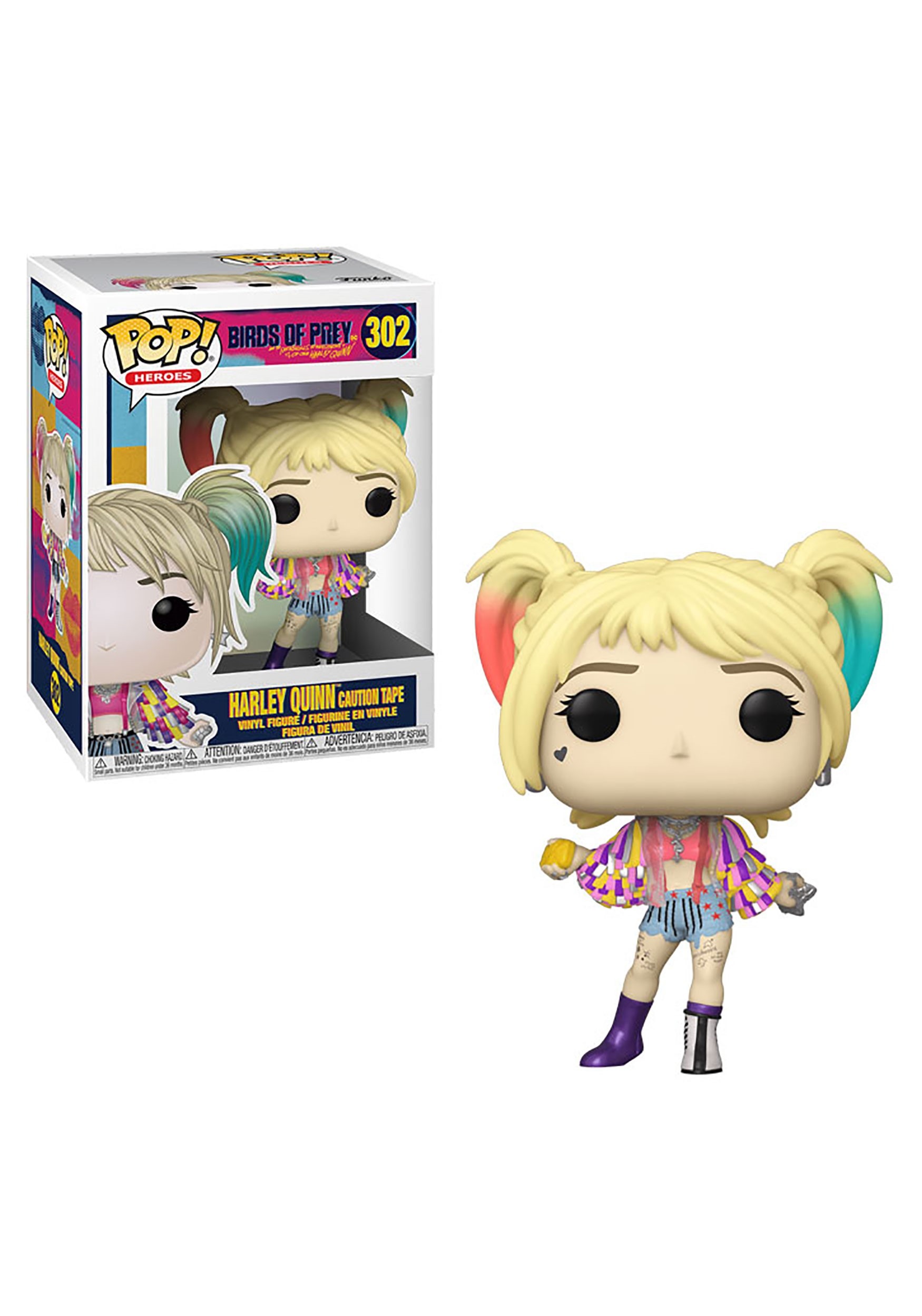 Birds of Prey Harley Quinn (Caution Tape) Pop! Heroes