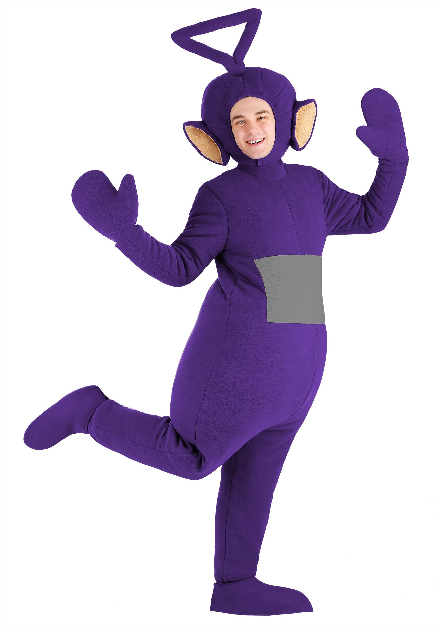Photos - Fancy Dress FUN Costumes Tinky Winky Teletubbies Costume for Adults Purple/White F