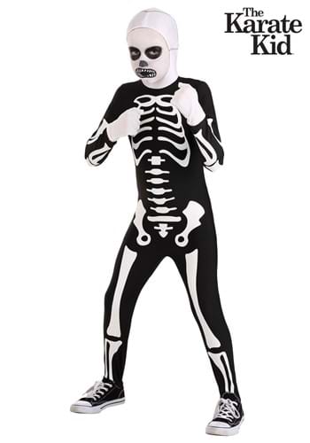 Child Authentic Karate Kid Skeleton Suit