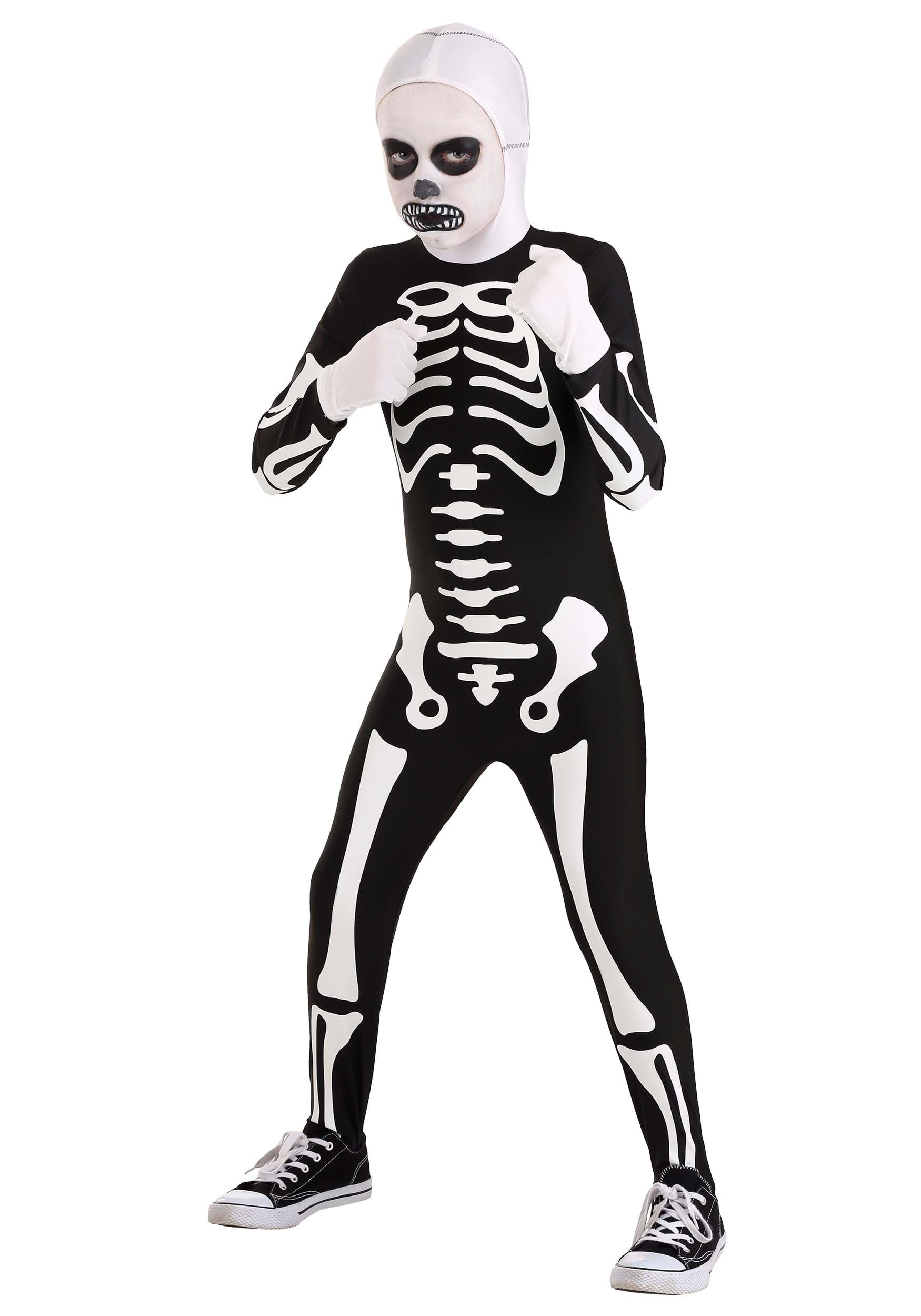 Authentic Child Karate Kid Skeleton Suit
