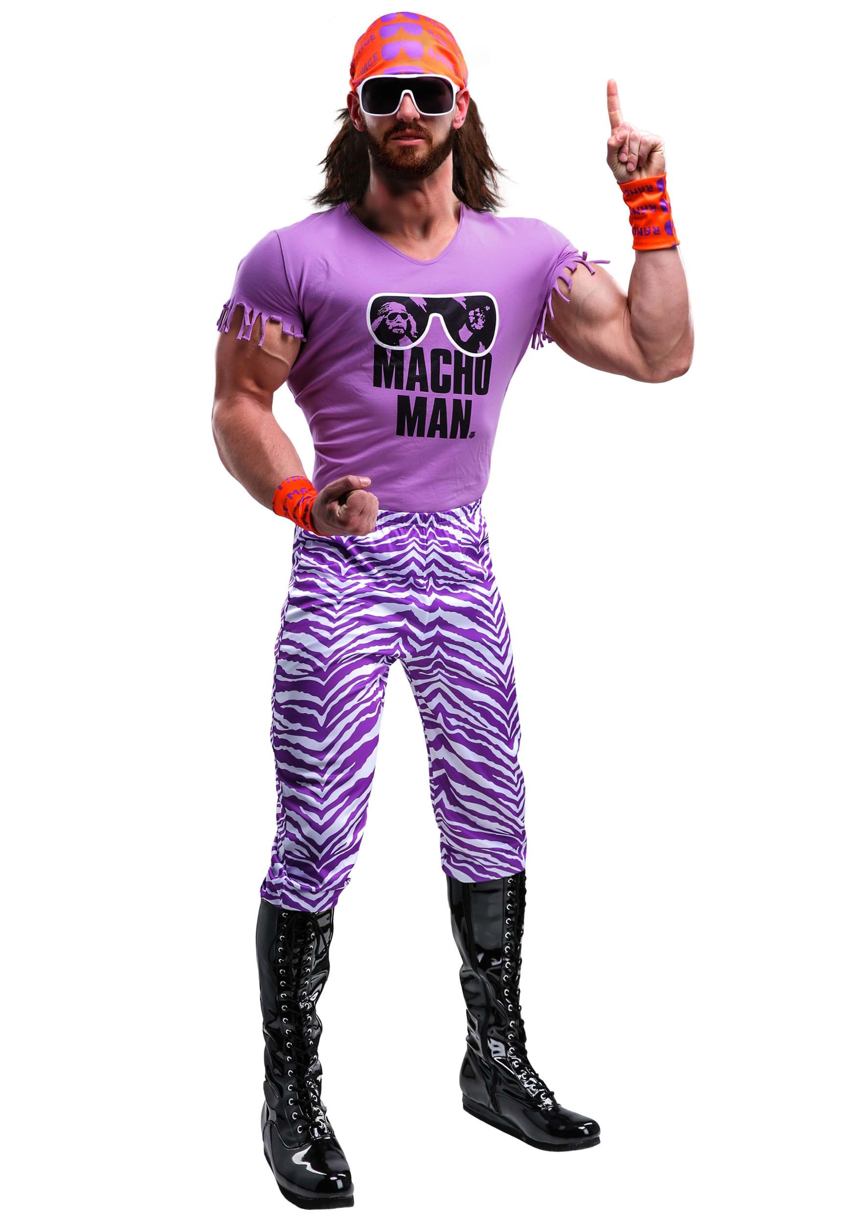 Plus Size WWE Adult Macho Man Madness Mens Costume
