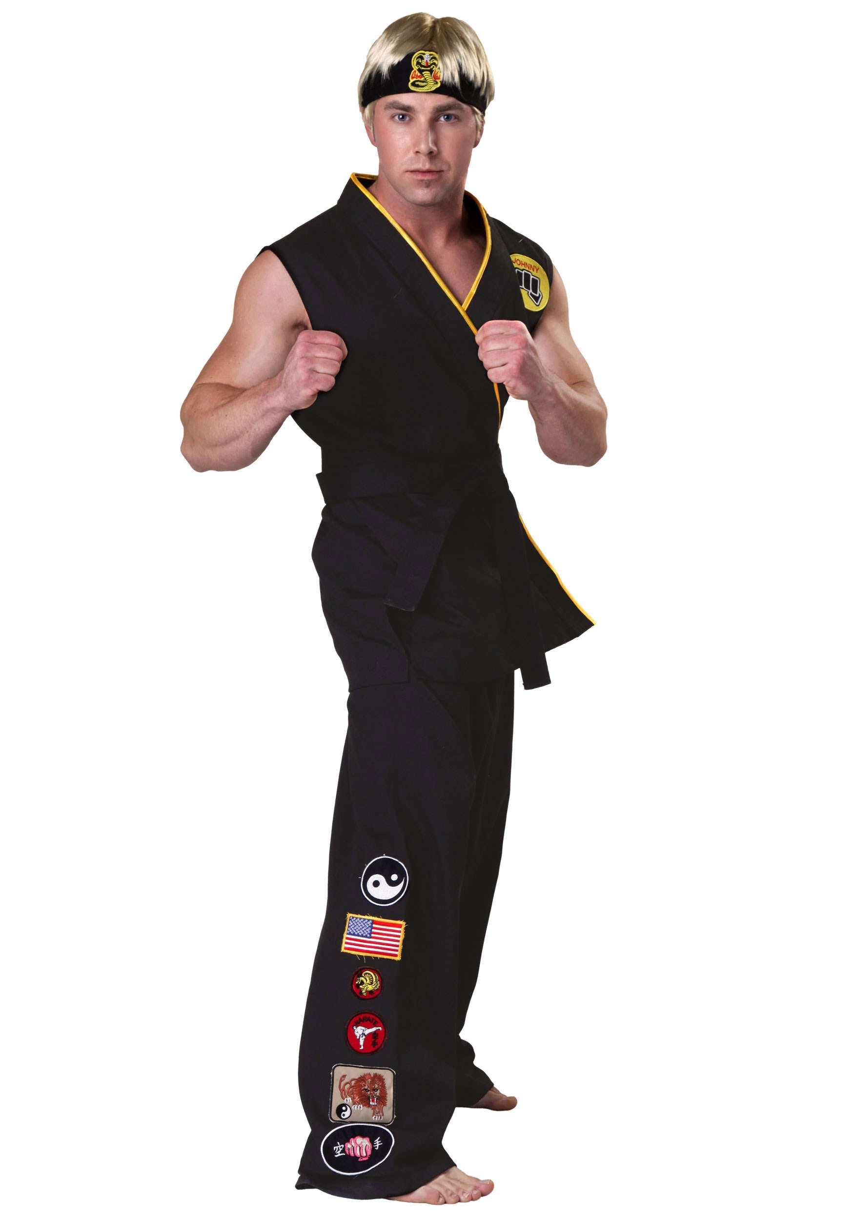 Karate Kid Plus Authentic Cobra Kai Costume For Adults