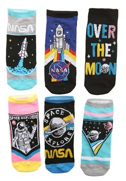 Women's NASA 6 Pair Pack Low Cut Socks