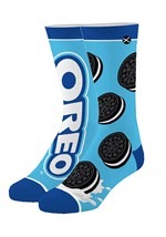 Oreo Knit Adult Crew Socks