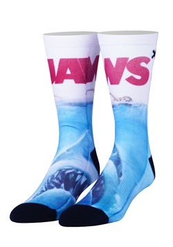 Jaws Cover Sublimated Adult Crew Socks