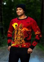 Haunted House Ugly Halloween Sweater for Adults Alt 3