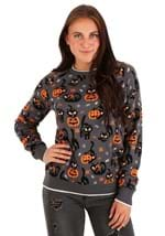 Adult Quirky Kitty Ugly Halloween Sweater alt 9