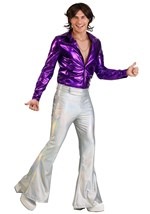 Mens Plus Size Holographic Disco Pants Alt 2