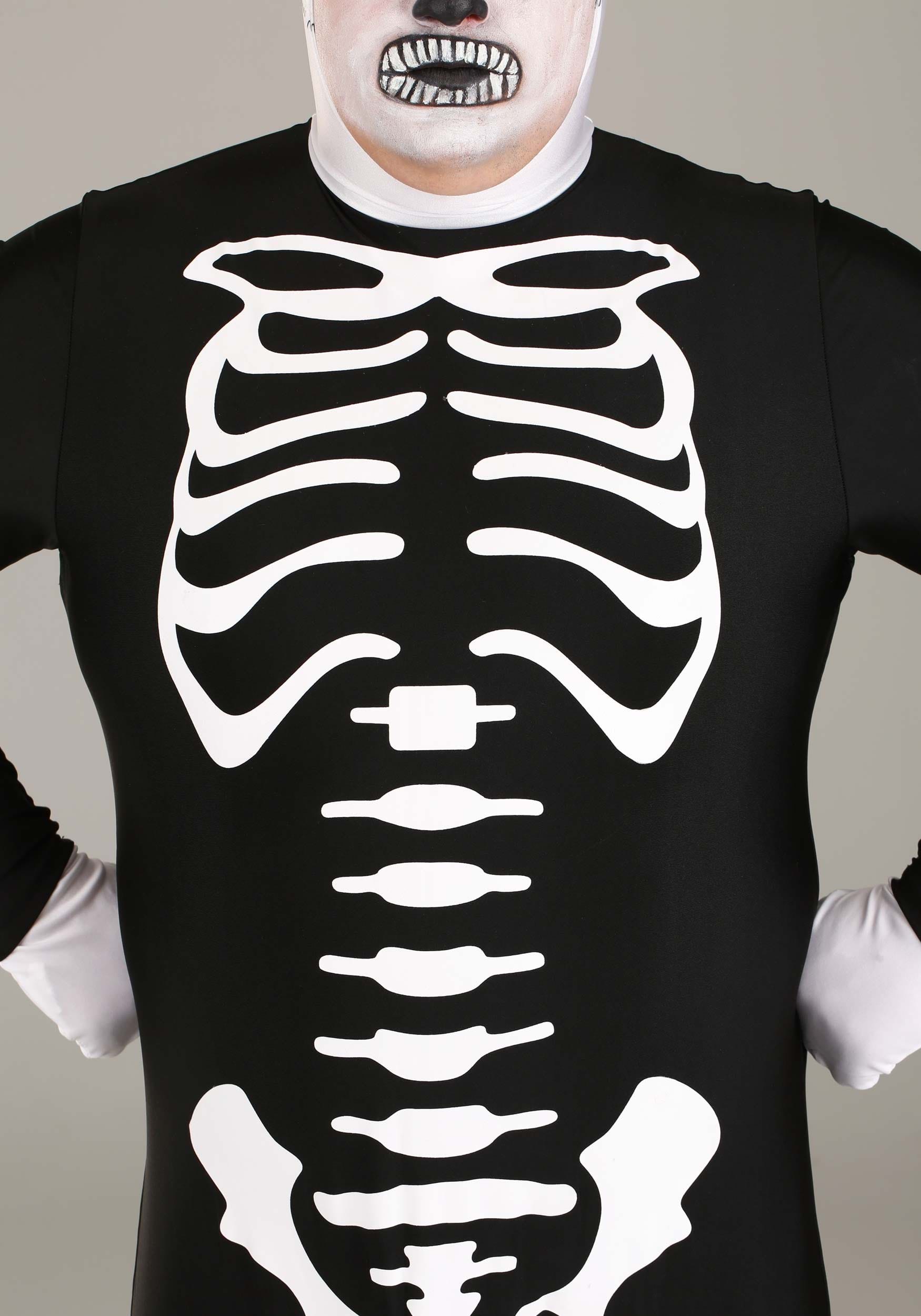 Plus Size Authentic Karate Kid Skeleton Suit , Exclusive Costumes