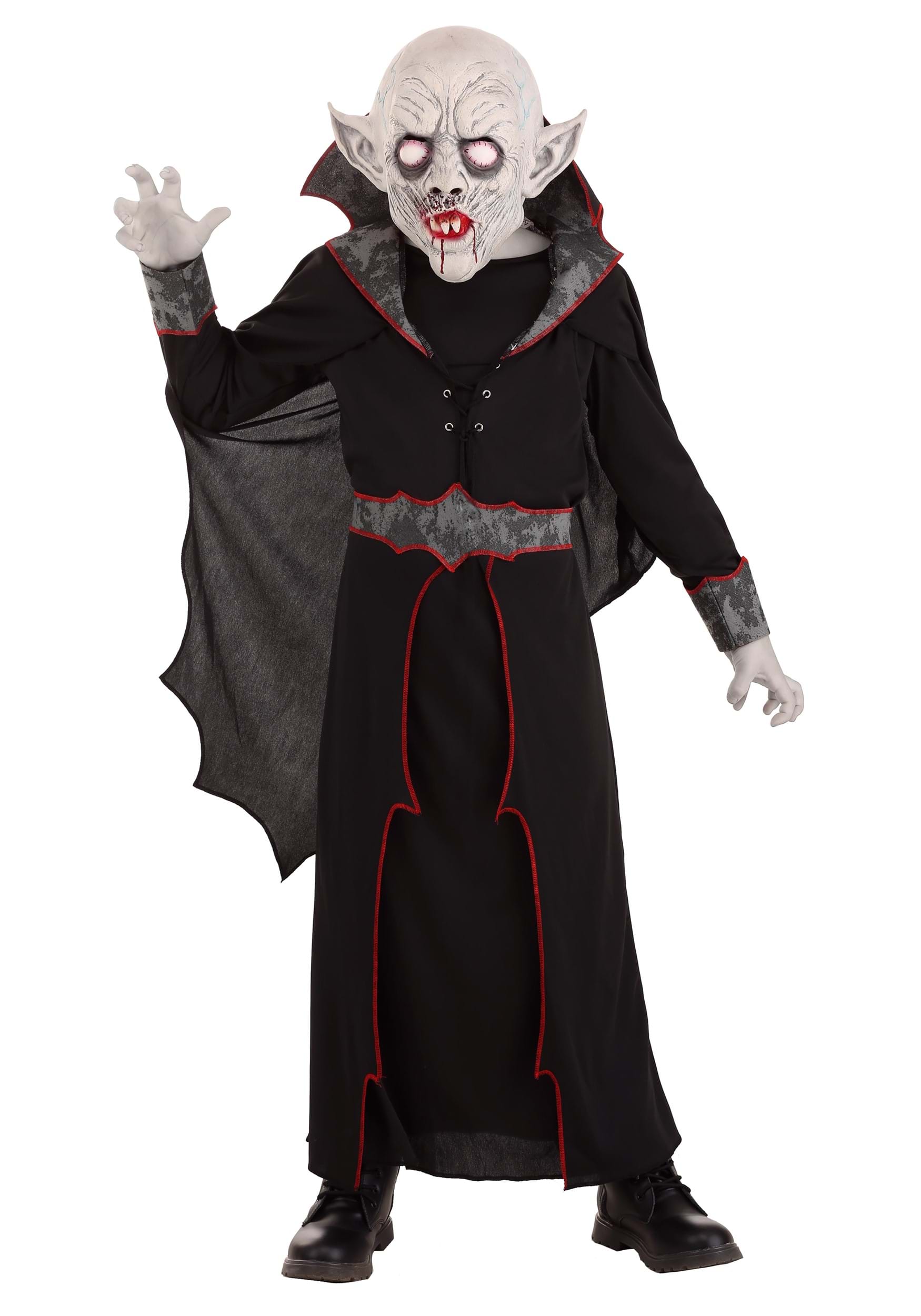 Photos - Fancy Dress FUN Costumes Dangerous Kid's Nosferatu Costume Black/Red/White FUN