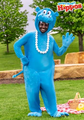 Hungry Hungry Hippos Blue Adult Costume-2