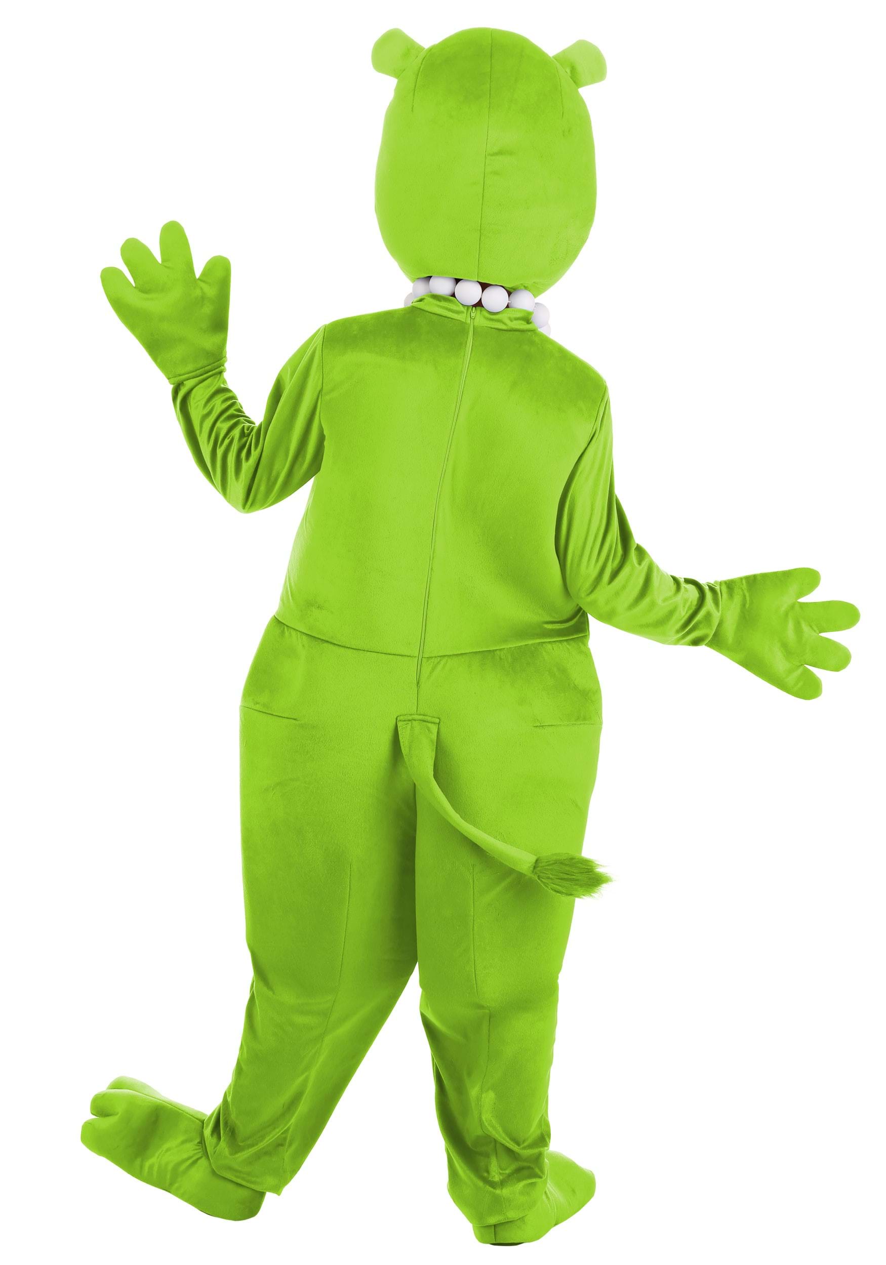 Green Adult Hungry Hungry Hippos Costume
