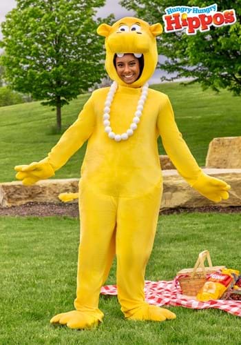 Adult Yellow Hungry Hungry Hippos Costume-2
