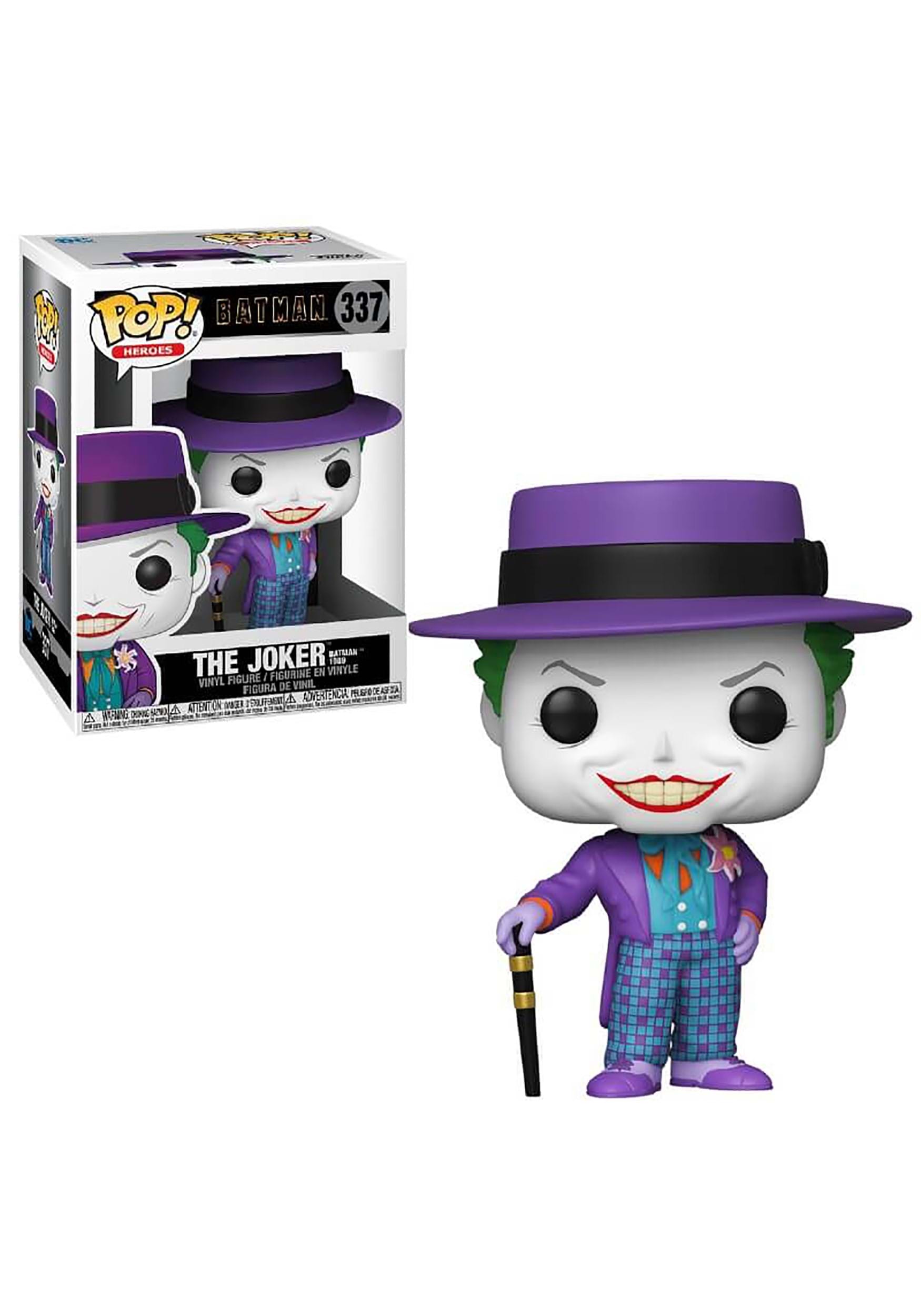Funko Pop! Heroes: Batman 1989 - Joker with Hat Vinyl Figure