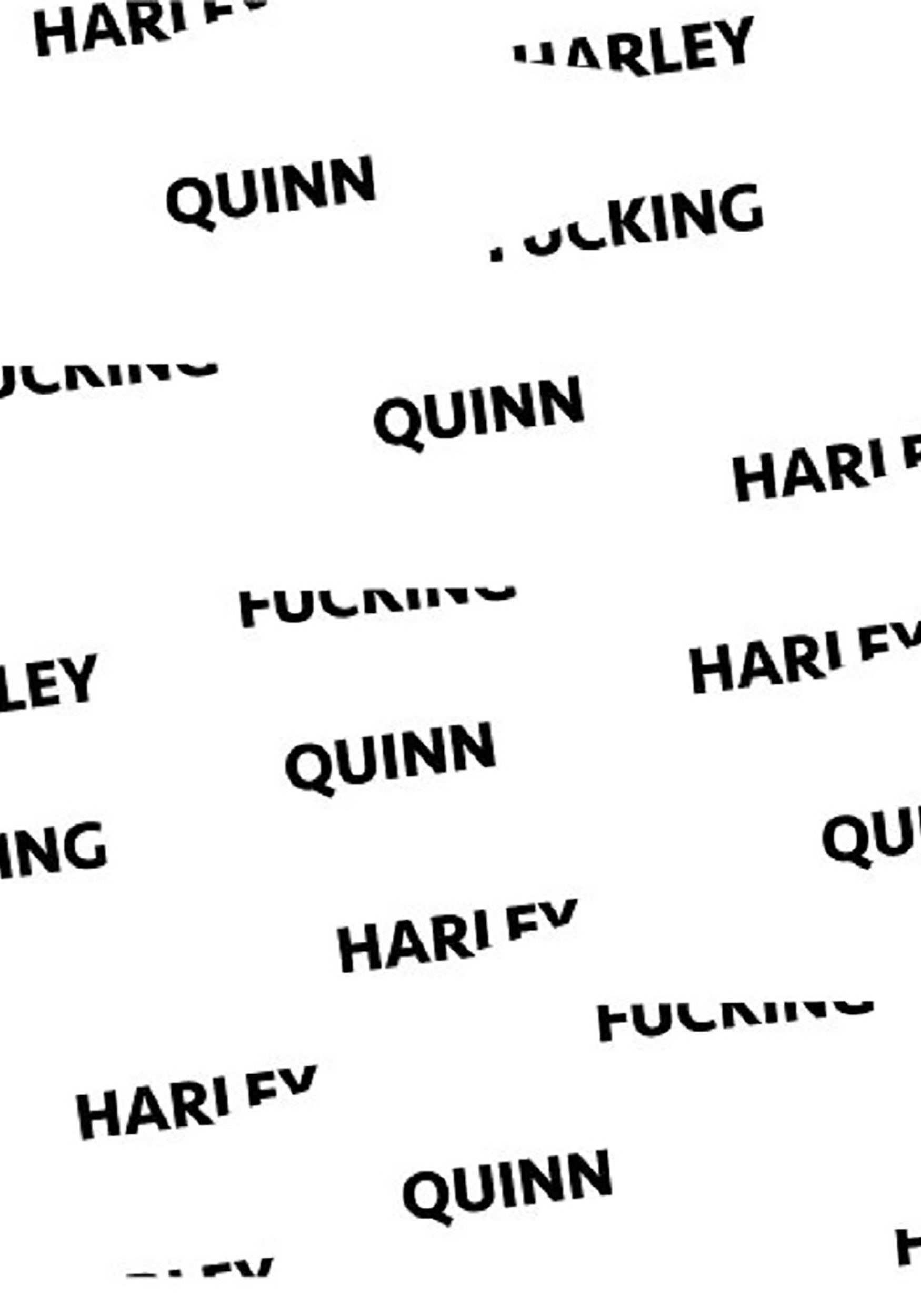 harley quinn t shirt font
