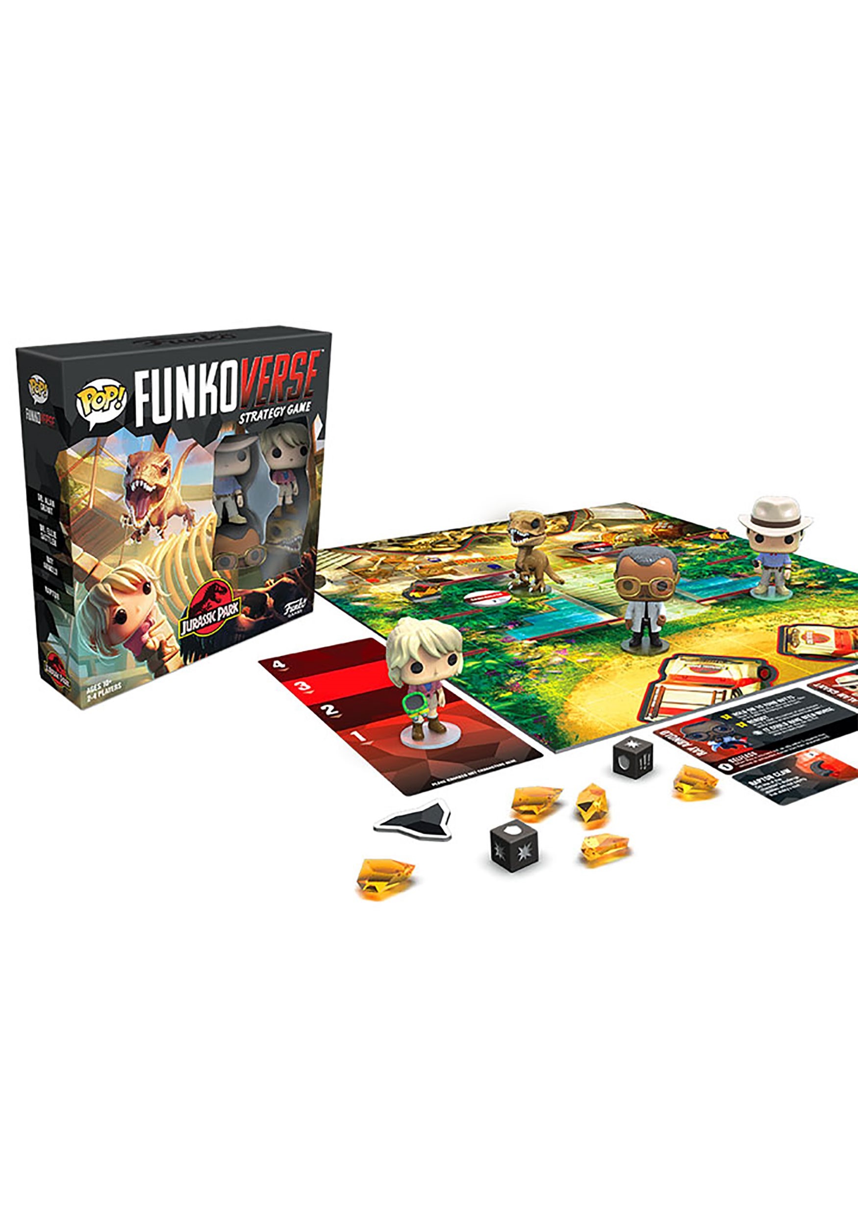 Funko Pop Funkoverse Strategy Game Jurassic Park