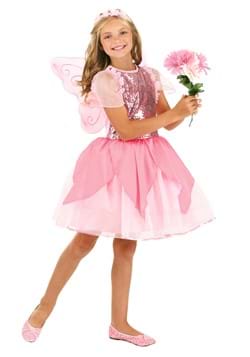 Pink Flower Fairy Girl's Costume
