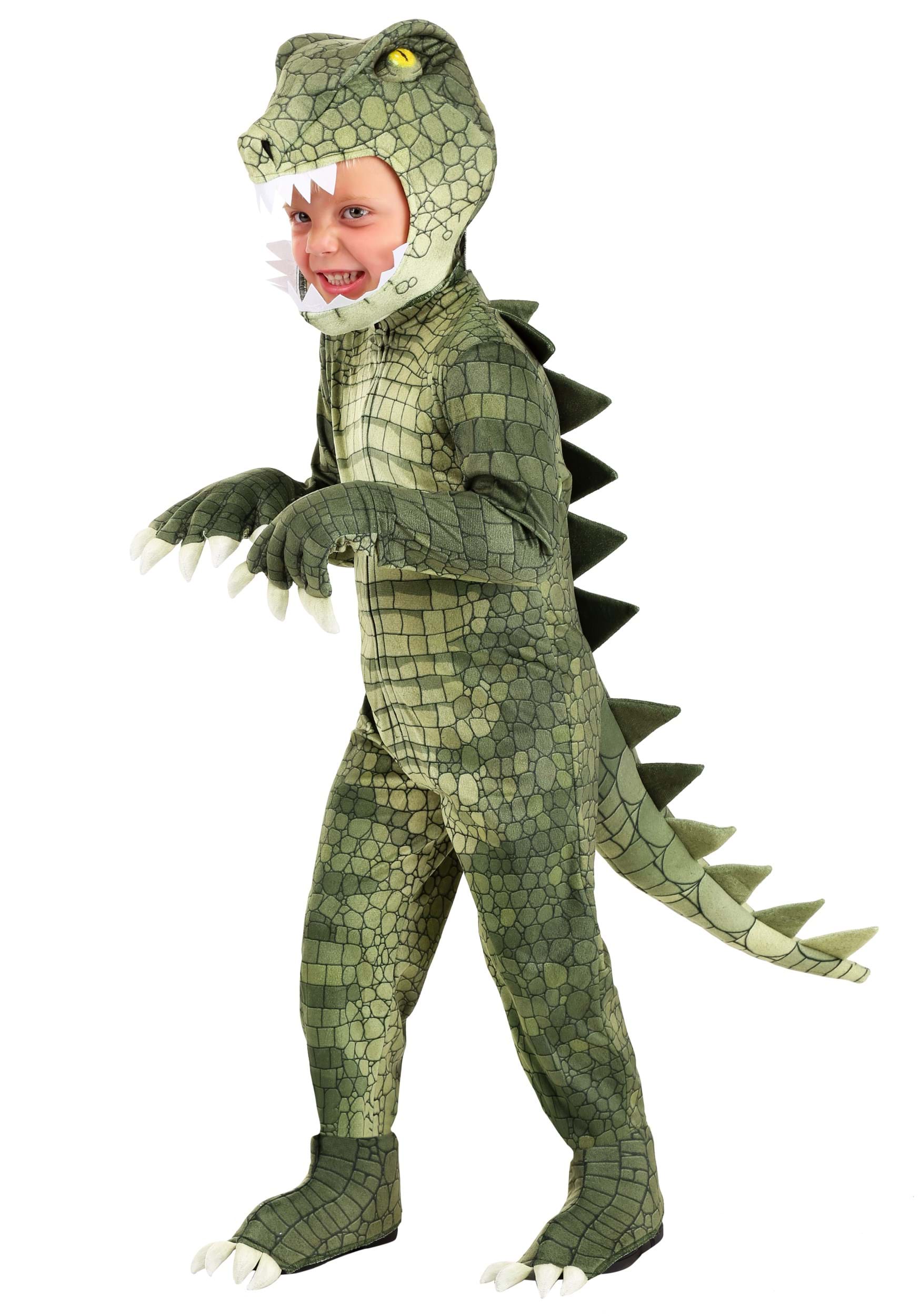 Dangerous Green Alligator Costume for Toddlers