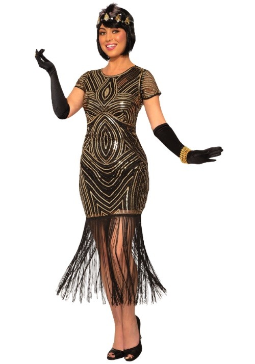 Art Deco Flapper Dress Costume