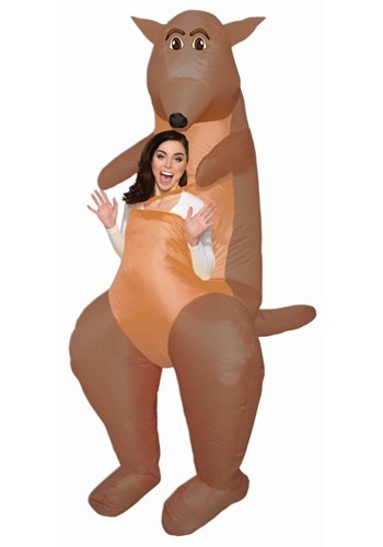 Inflatable Kangaroo Carry Me Adult Costume