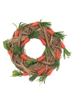 Natural Easter Carrot Wreath