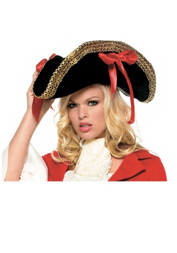 Womens Pirate Captain Hat