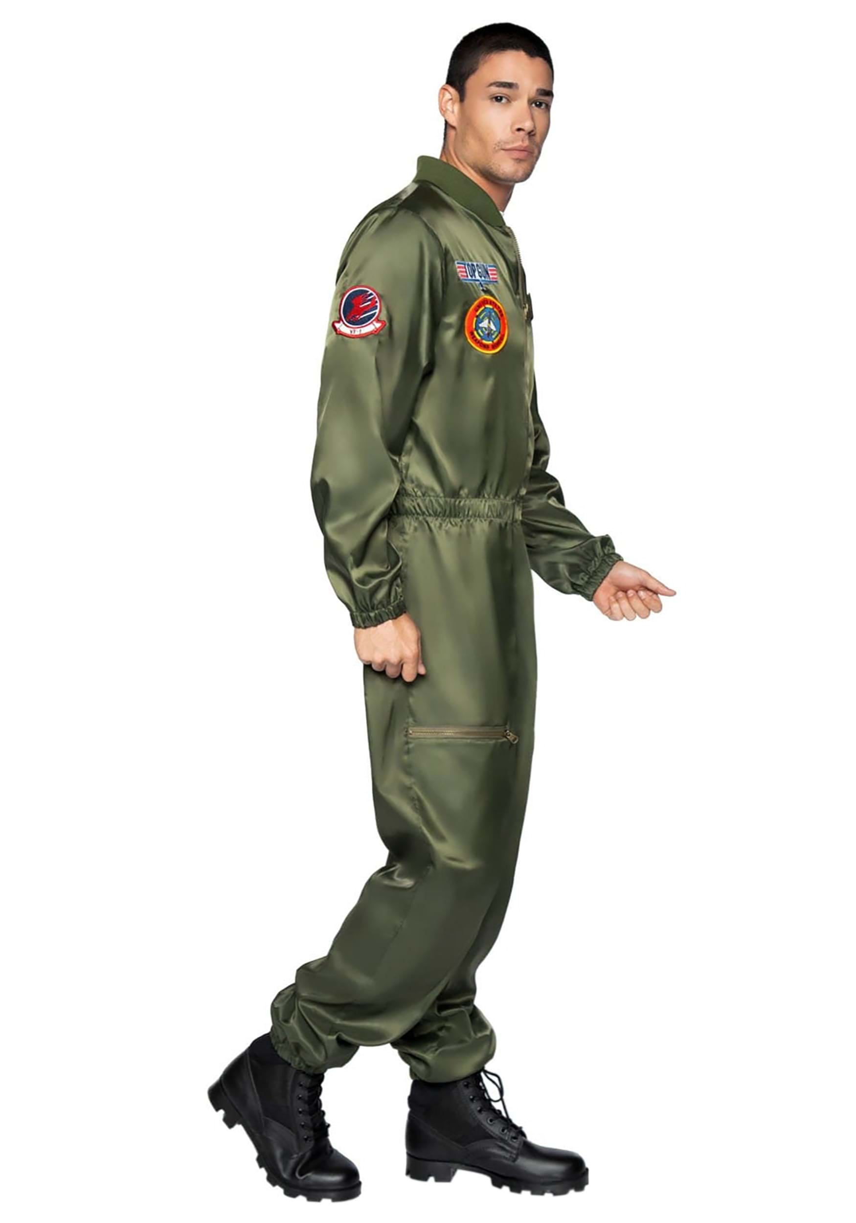 Underskrift Disciplin puls Top Gun Parachute Flight Suit Men's Costume