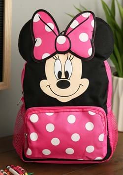 Minnie Mouse 10 Inch Big Face Mini Backpack Main UPD