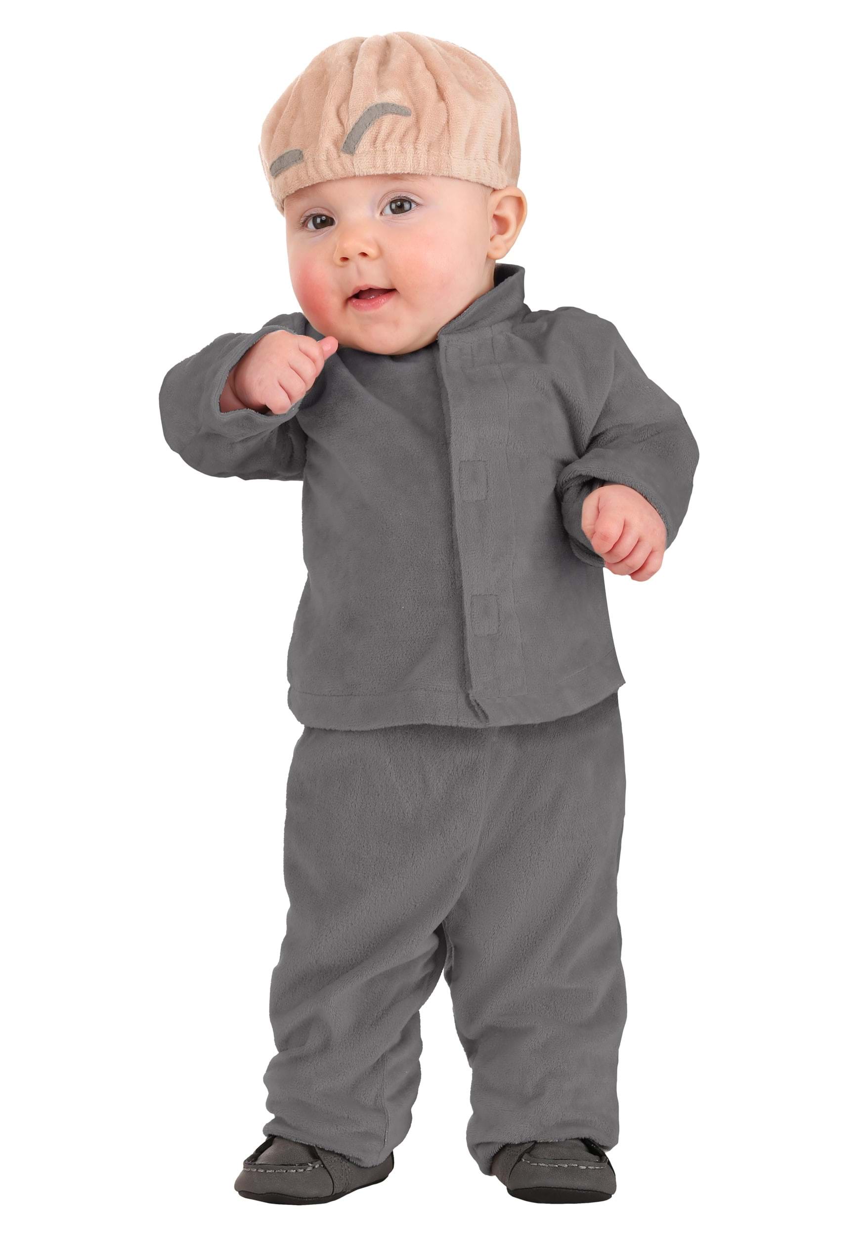 Photos - Fancy Dress FUN Costumes Evil Gray Suit Infant Costume Brown/Gray FUN1721IN