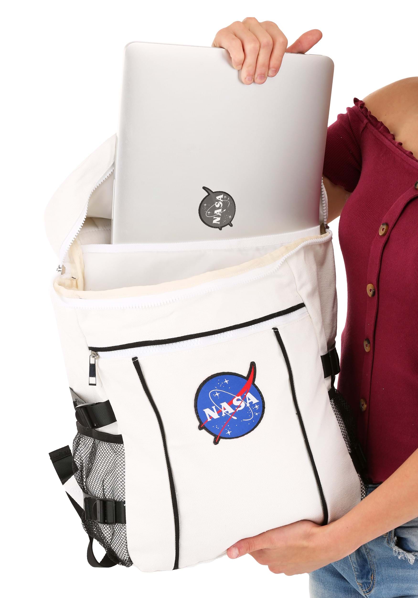 NASA-Laptop Backpack - White | CJ GLOBAL Inc