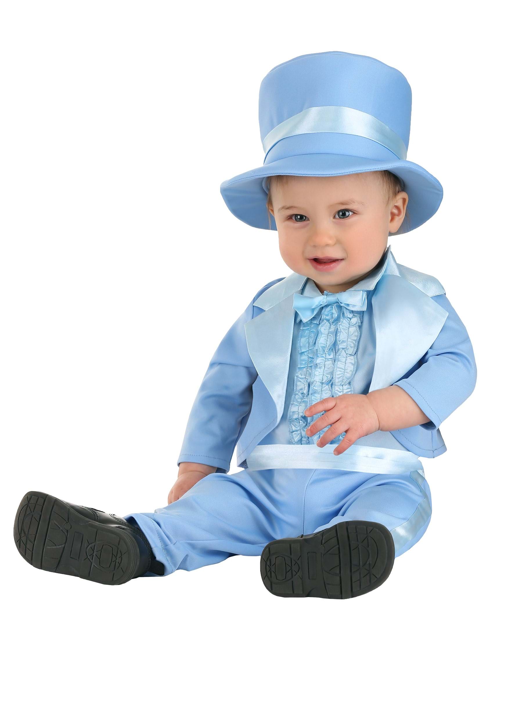 Photos - Fancy Dress FUN Costumes Powder Blue Baby Suit Costume Blue FUN1725IN