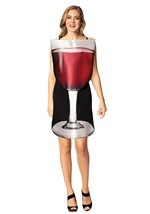 Women's Glass of Red Wine Costume