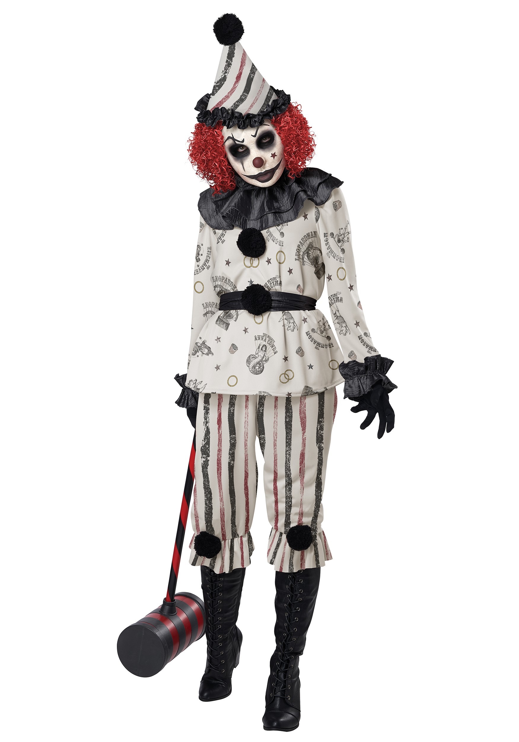 Photos - Fancy Dress California Costume Collection Creeper Clown Costume for Women | Evil Clown 