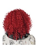 Adult Corkscrew Clown Red Curls Wig Alt 1