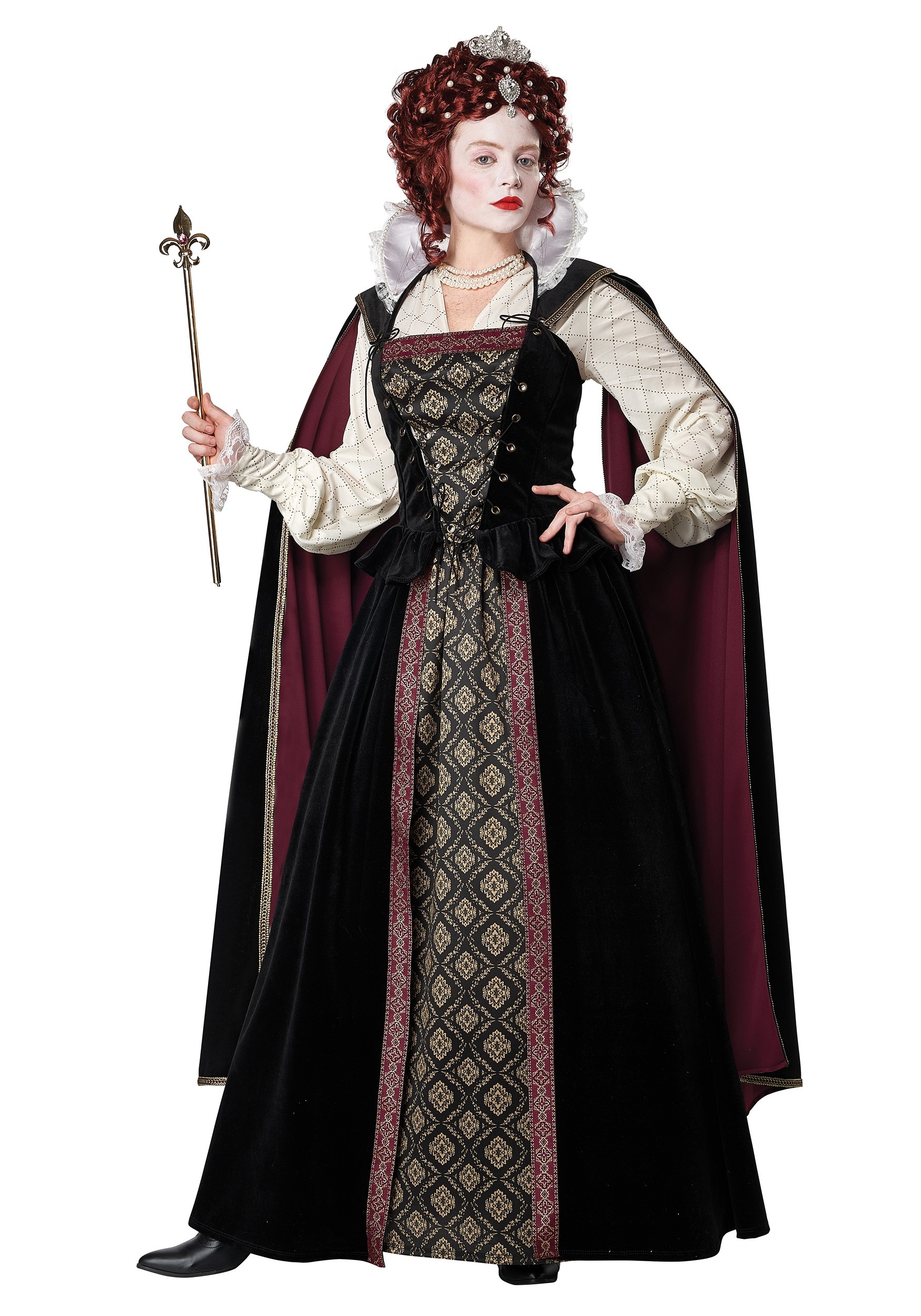 Elizabethan Queen Womens Costume