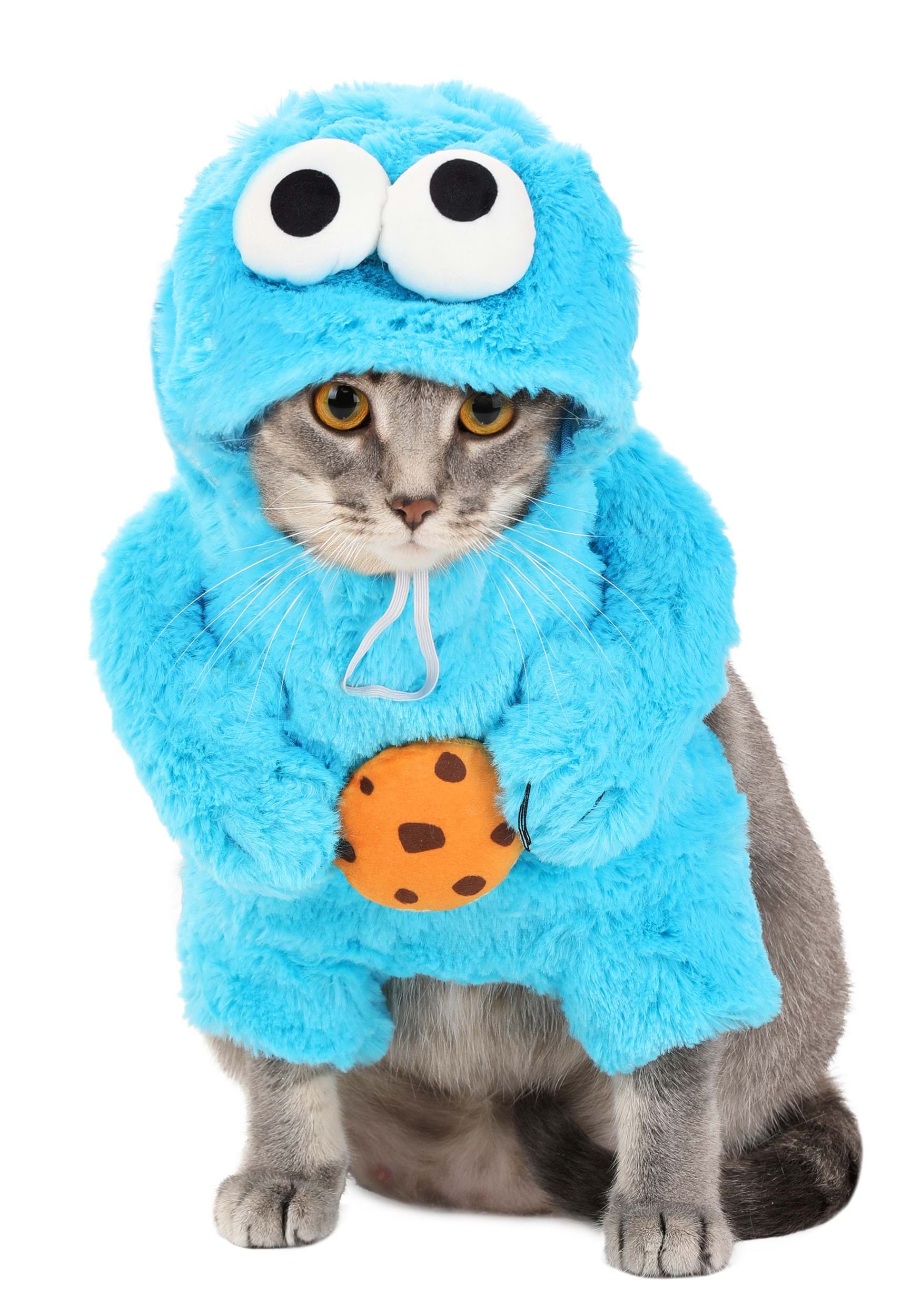 Sesame-Street Cookie Monster Pet Costume