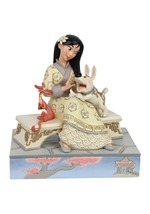 White Woodland Mulan Statue