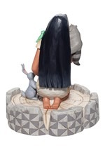 White Woodland Pocahontas Statue Alt 1