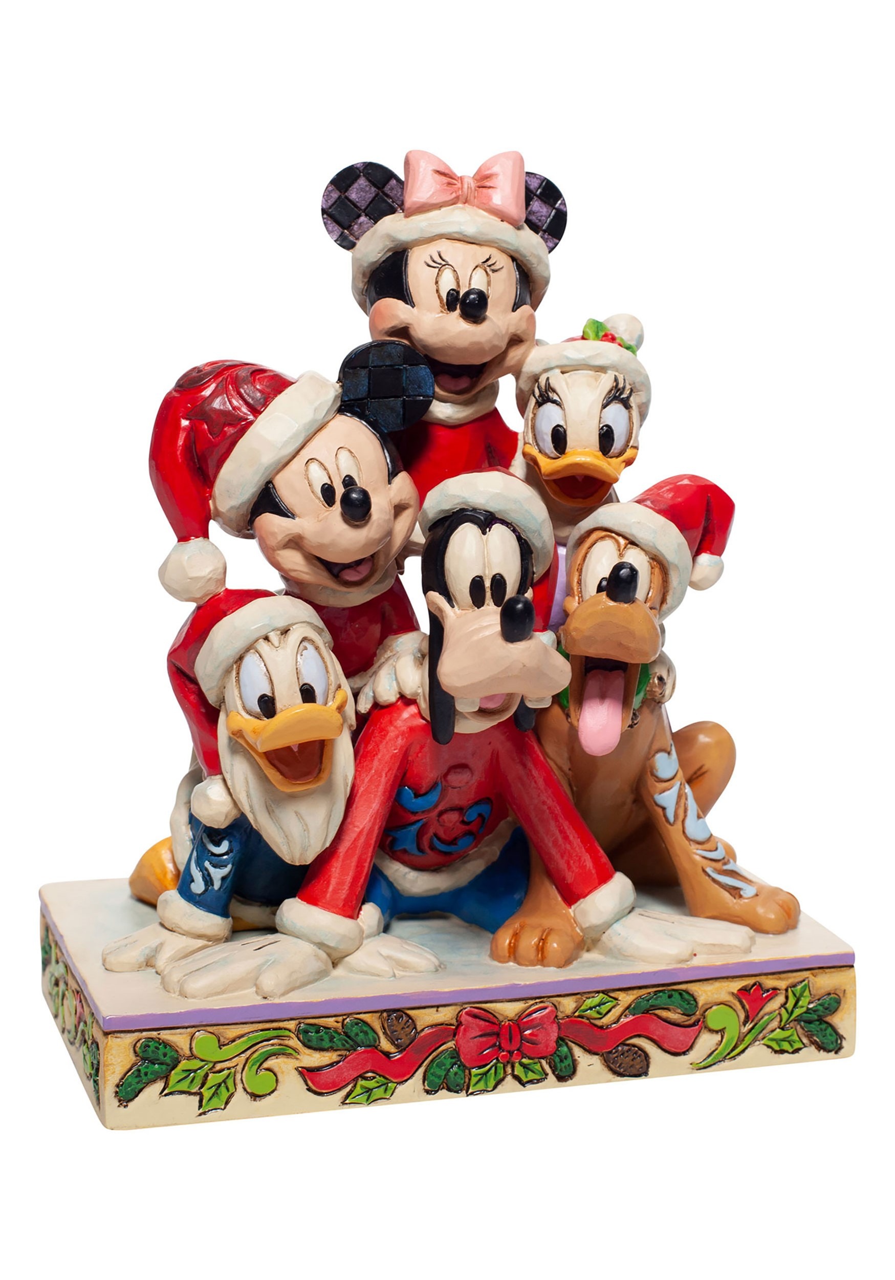 Christmas Mickey & Friends Statue