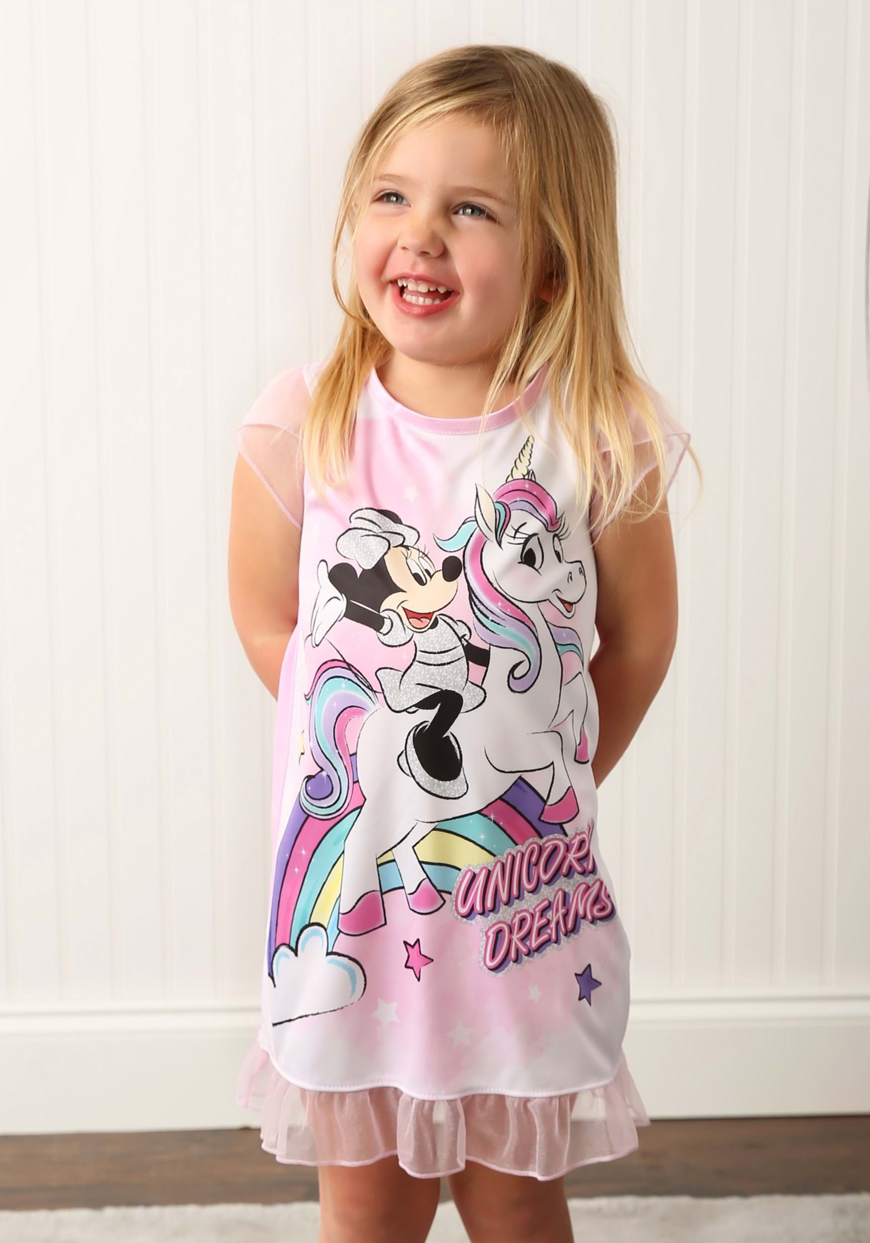 Minnie Mouse Unicorn Dorm Girls Nightgown