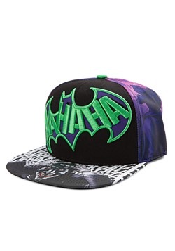 Joker Sublimated Print Snapback Hat