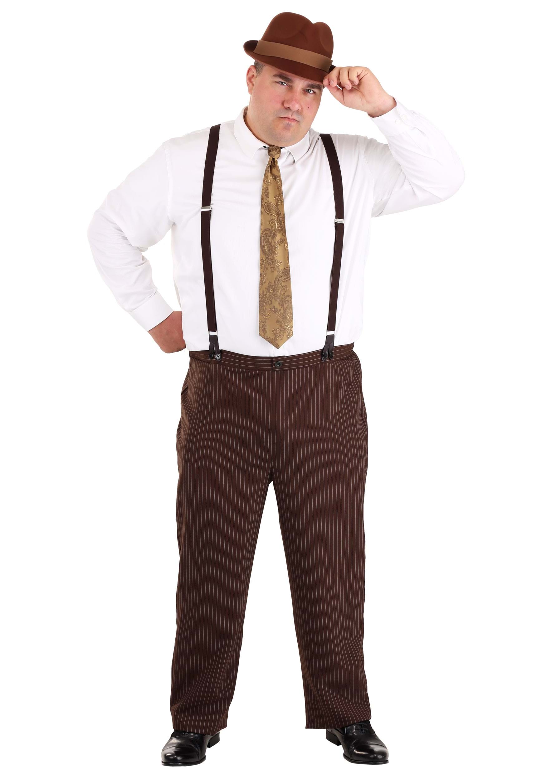 Plus Size Clyde Mens Costume | Decade Costumes