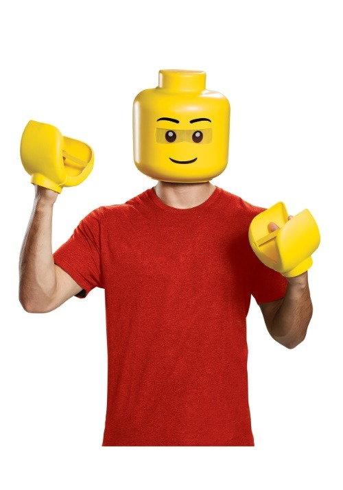 Adult LEGO Mask and Hands Kit