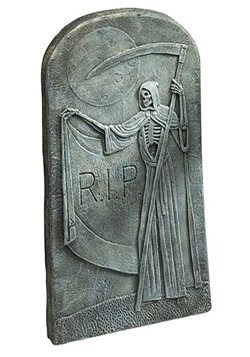 Grim Reaper Decoration 26" Tombstone