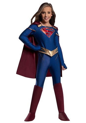 Supergirl Jumpsuit Child Costume