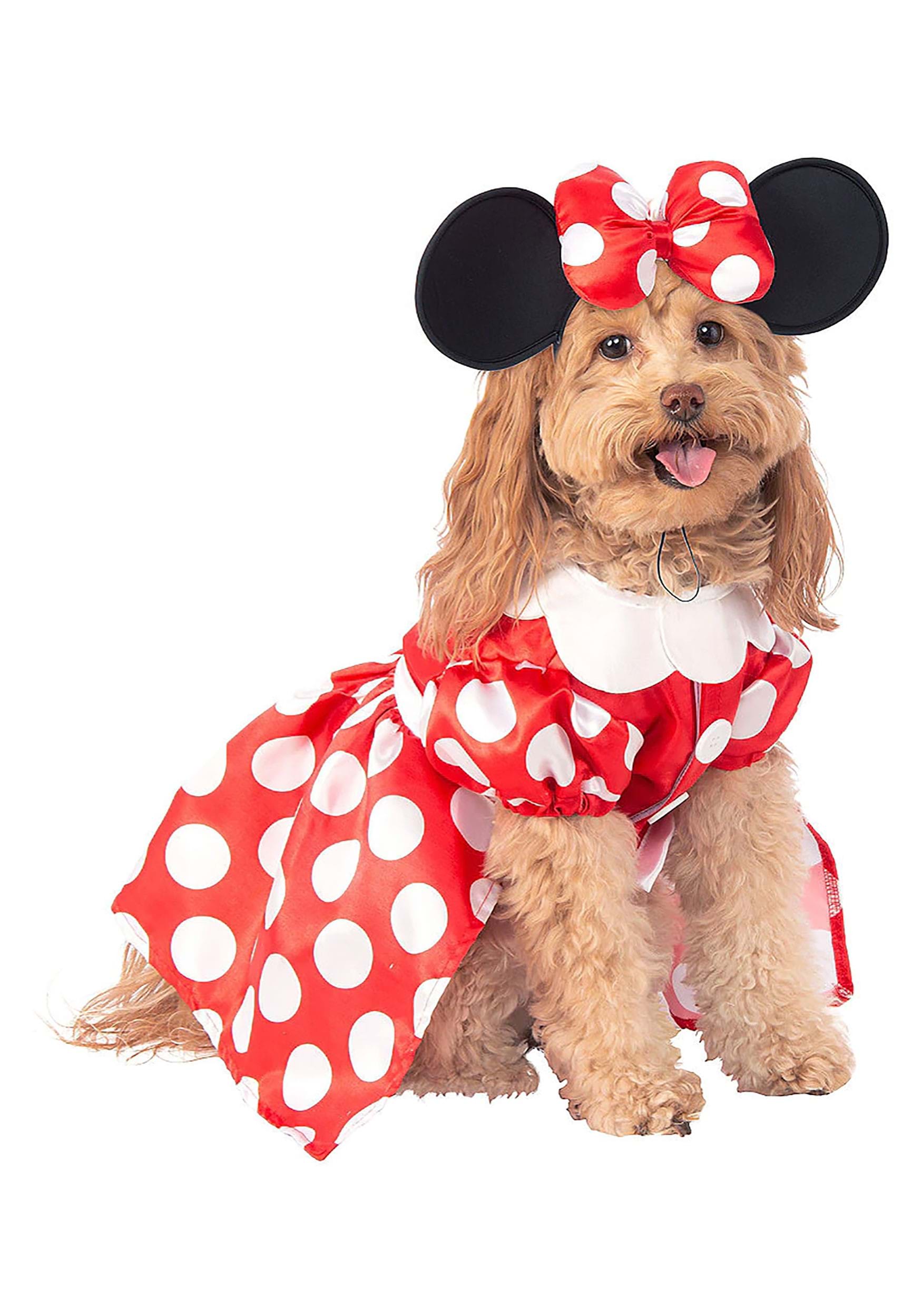 Photos - Fancy Dress Rubies Costume Co. Inc Disney Minnie Mouse Costume for Dogs Black/Red& 